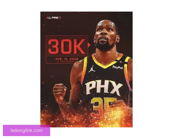 杜兰特超越乔丹升至历史得分榜第五 下赛季有望超科比仅次詹姆斯